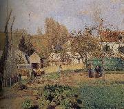 Camille Pissarro Loose multi-tile this Ahe rice Tash s vegetable garden oil painting